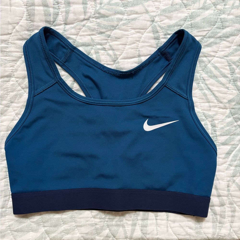Nike Pro Dri-Fit blue sports bra
